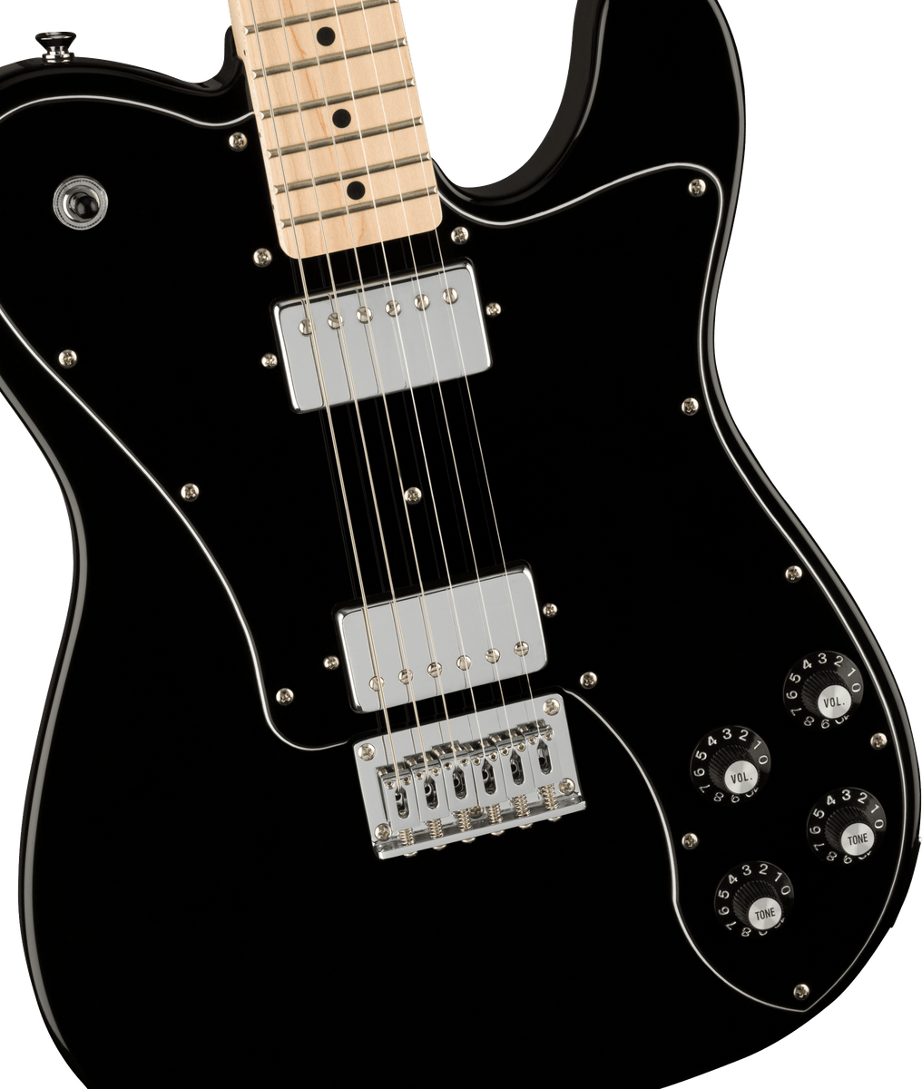 Squier Affinity Series Telecaster Deluxe, Black – The Music Shop