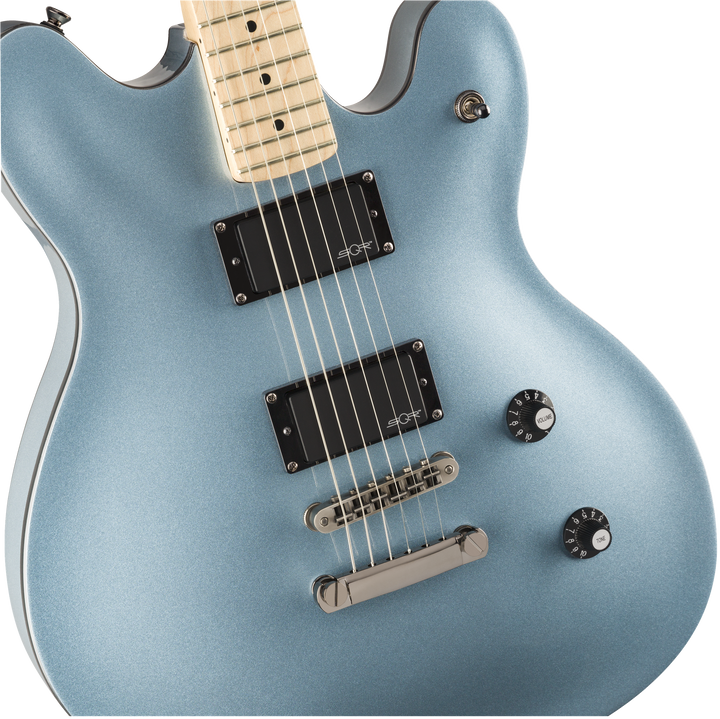 Squier Contemporary Active Starcaster 美品 Squier Contemporary Active Starcaster, Gunmetal Metallic at