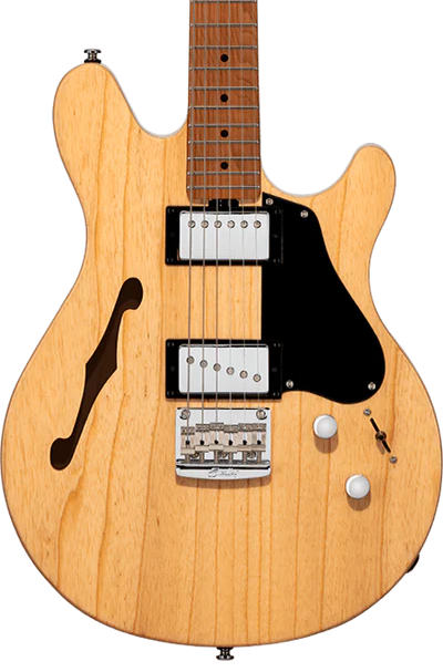 Sterling by Music Man JV60C Valentine Chambered, Natural – The