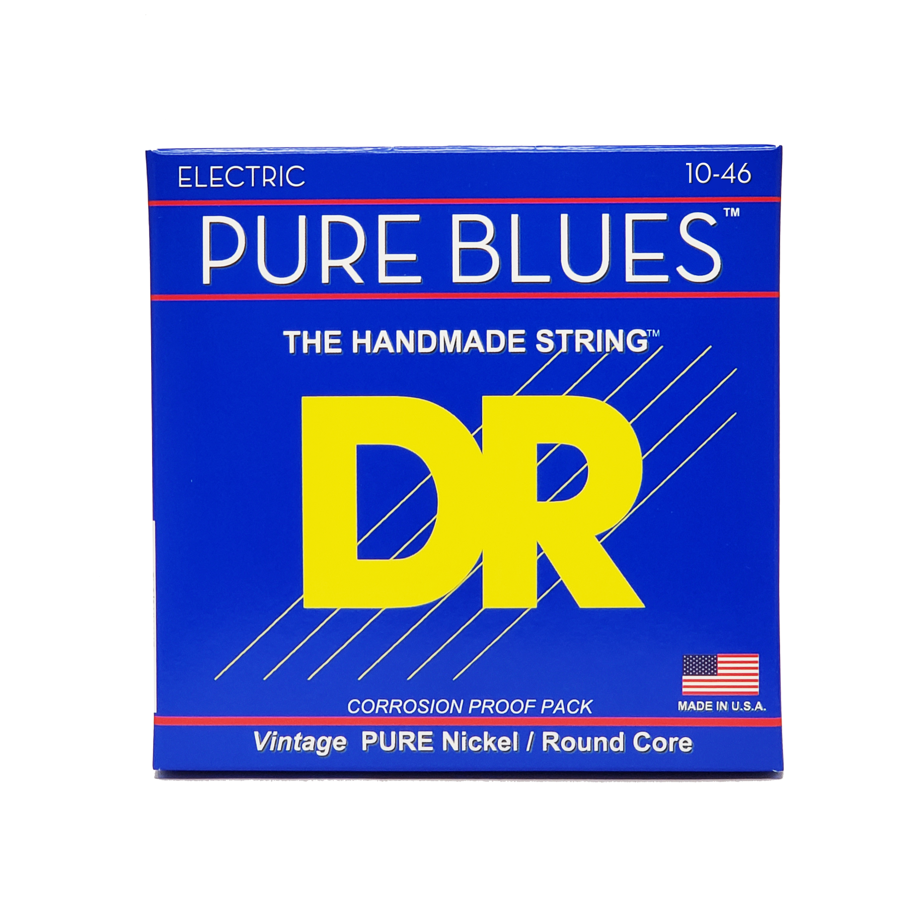 DR Pure Blues Electric Guitar Strings Pure Nickel 10 46 The